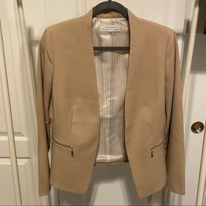 NWT Tahari Arthur S. Levine Women's Two Piece Pant Suit - Beige - Size 6